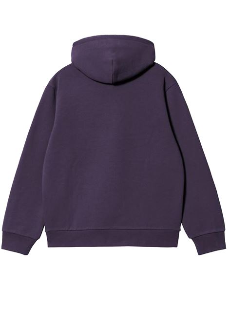 hooded carhartt sweatshirt man violet CARHARTT WIP | I03054738I.XX